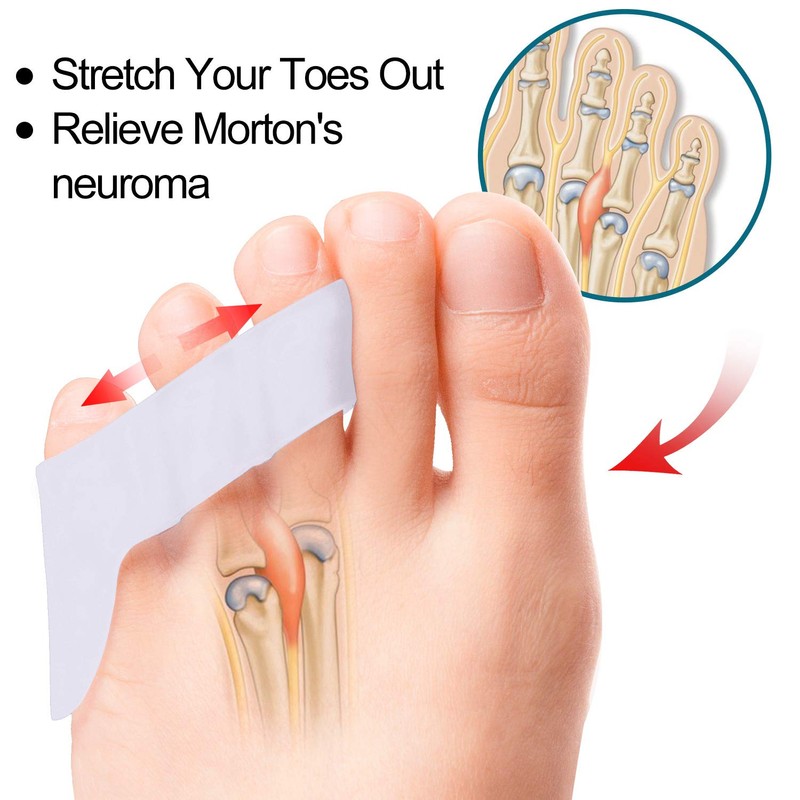 Povihome 10 Pack Pinky Toe Separator and Protectors, Triple Gel