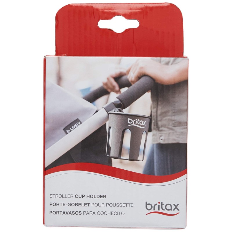 Britax Stroller Cup Holder, Black - Compatible with Single B