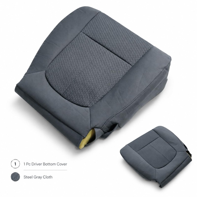 NLQR Steel Gray Front Driver and Passenger Side Bottom Replacement