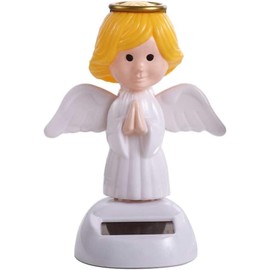 Solar Powered Dancing,Angel Solar Dancing Figures,Solar Powered Shaking Hand Doll,for Car Decoration Window Car Dashboard Decor Automotive Interior Accessorie