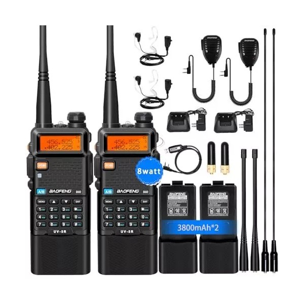 Does Not Apply 2 X Baofeng UV-5R 8W Long Range