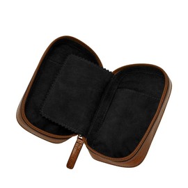 Fossil Women's Leather Passport Holder 11.43 cm L x 0.508 cm W x 13.97 cm H, brown