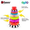 Sassy Stacks of Circles Stacking Ring STEM Learning Toy, 9