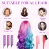 5 Pieces Hair Comb 3 Colour Hair Highlight Comb Double-Sided