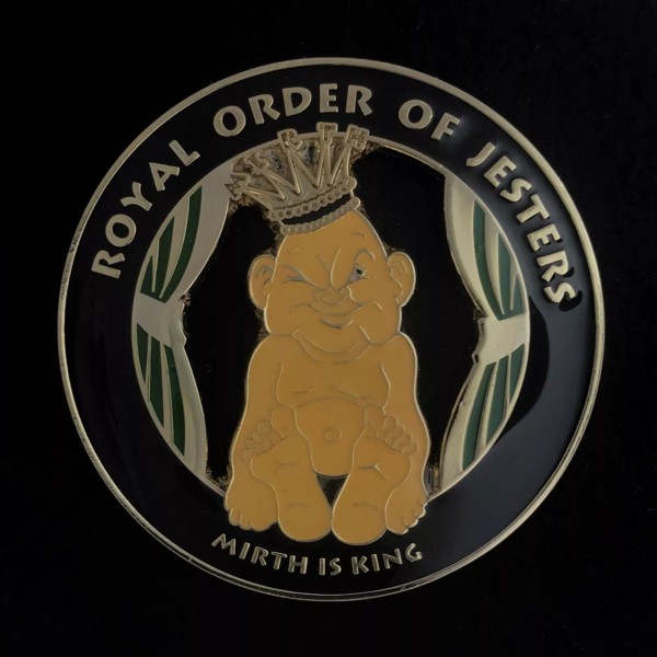 Die Cast Auto Emblem - Royal Order of Jesters (Black)
