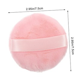 IWOWHERO 2 pcs Makeup Sponge Puff Reusable Powder Puff for Women Soft Velour Face Powder Applicator for Foundation Blending for Home Beauty Salons