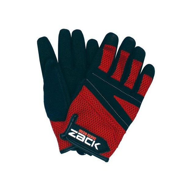 TNK Industrial Speed Pit Mesh Gloves, Red ZK-33