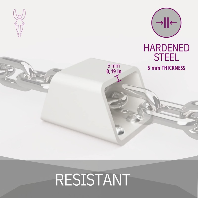 ZAMURANO. Ground anchor bicycle, wall anchor, bicycle lock, motorcycle anti-theft