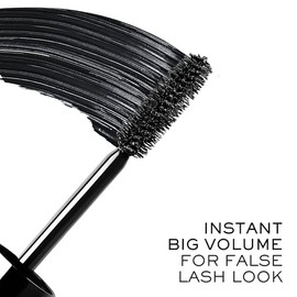 Lancôme Monsieur Big Volumising Mascara, Up to 12x More Volume, 24H Wear, False Lash Effect, No Clumps or Smudges, Soft Fibres, Feather-Light Feel, Ultra Black, Travel Size 1.5ml