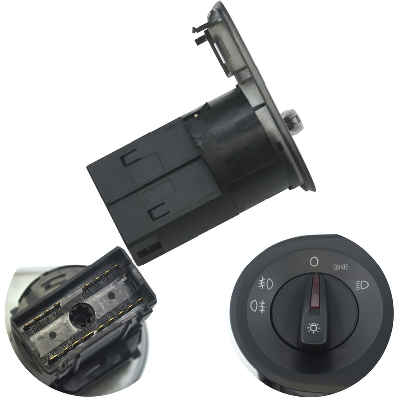 Kalunfex Fog Light Switch for Ibiza IV 6J1941531J Headlight Control