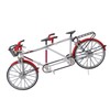 Tandem Mini Bicycle Model High Simulation Exquisite Details Alloy Bike