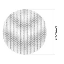 XYSM 200pcs Pipe Screens, 3/4 Inch Pipe Filters, 100pcs Premium Stainless Steel Pipe Screens and 100pcs Brass Filters (100 silvery，100 golden)