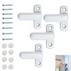 Bessy shop Window Sash Jammer,4 Pcs Jammer Locks,Plastic Sash Jammers,Extra