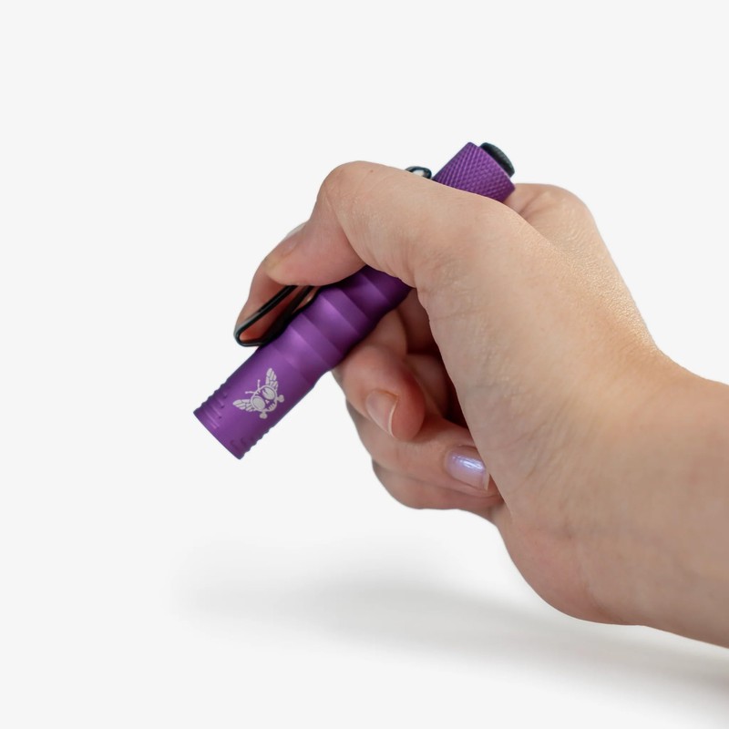 Flytanium Lightning Bug Mini Flashlight - LED Flashlight with 180