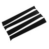4pcs Black Pillar Posts Door Trim B Pillar Posts Door