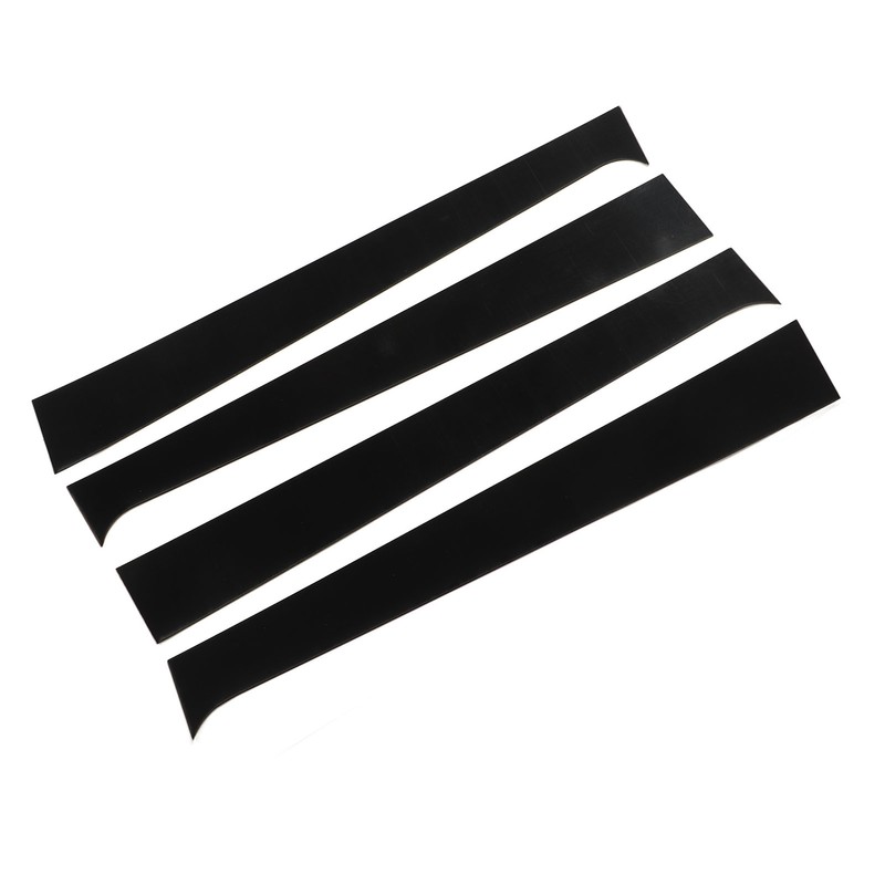 4pcs Black Pillar Posts Door Trim B Pillar Posts Door
