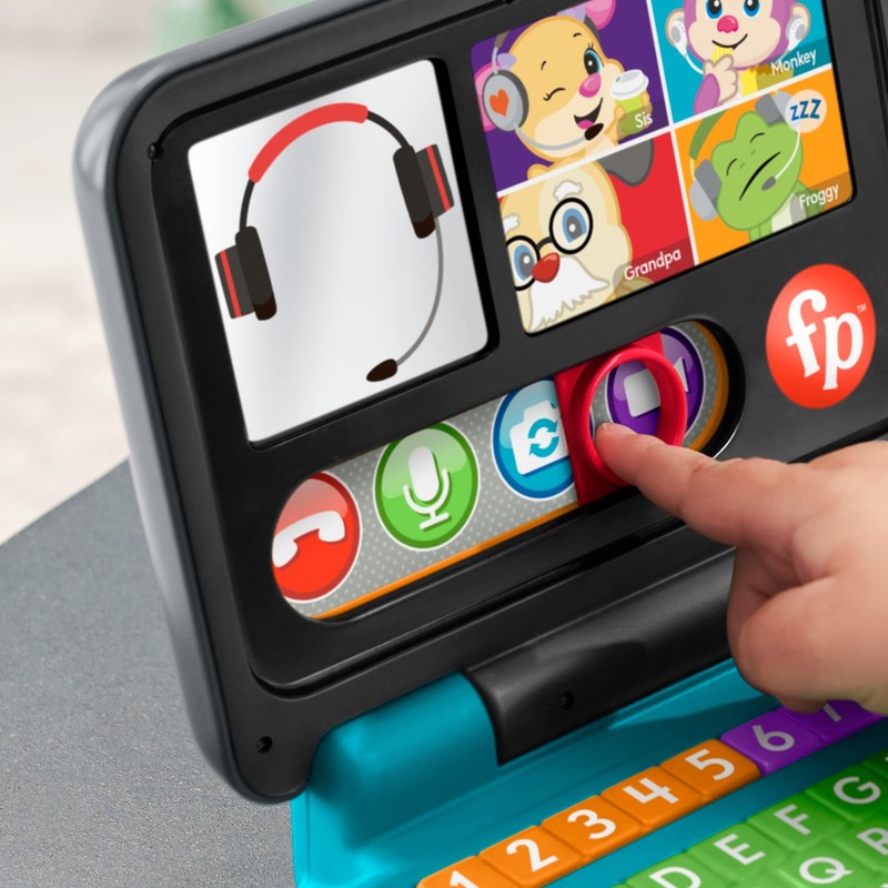 Fisher-Price Learning Fun Home Office Laptop - Electronic Educational Toy
