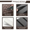 Hbxdeco Car Armrest Cushion, 12.2"×8.3" Leather Auto Memory Foam Center