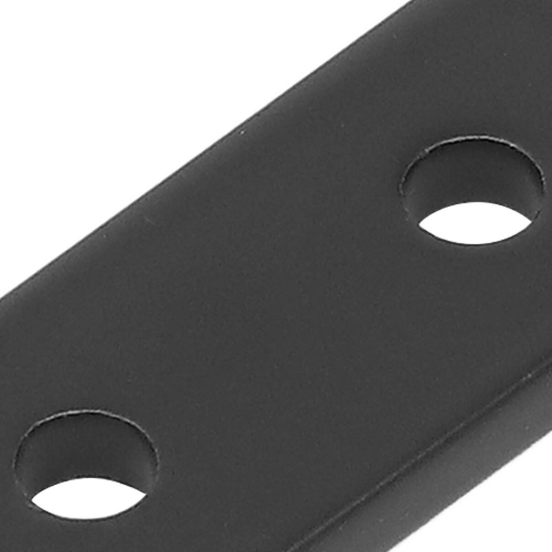 10PCS Flat Tie Plate Aluminum Alloy 2 Holes Rustproof Anti