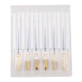 6pcs S2 Endodontic Files Large Tapered Professional Portable Metal Endo Files for Home 0.8in