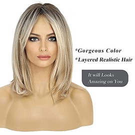 HAIRCUBE Pelucas En Capas Para Mujeres Peluca Sintética