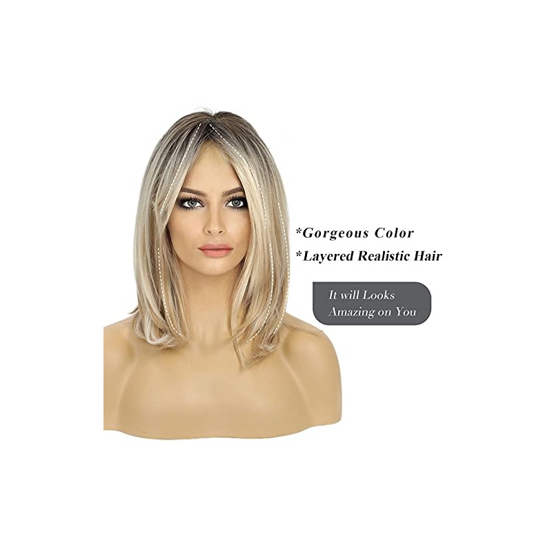 HAIRCUBE Pelucas En Capas Para Mujeres Peluca Sintética