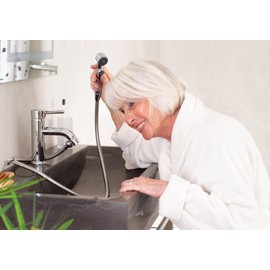 RIDDER Santa Cruz Shower Head with Wall Bracket and Start-Stop Chrome