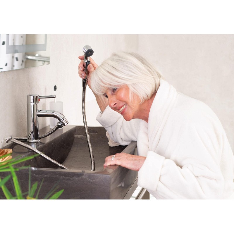 RIDDER Santa Cruz Shower Head with Wall Bracket and Start-Stop