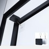 No-Punch Wire Door Closer (Screws Included) - New 800g Model, Automatic Closing New White 800g