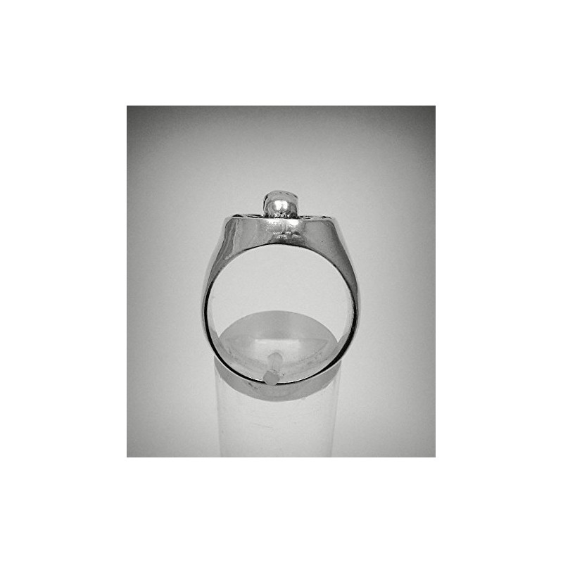 Sterling silber ring schädel David stern 925 Empress Größe 52-75