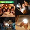 DEBAOBULB 6 Pack Rechargeable Emergency Light Bulbs, Battery Powered Energy