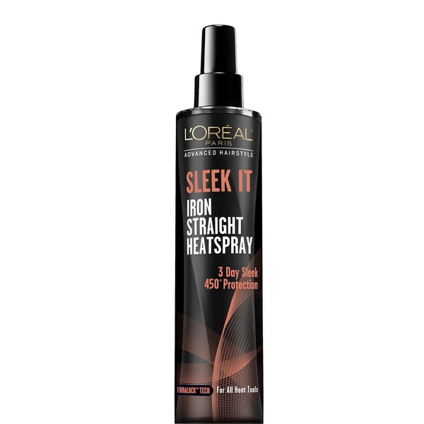 L'Oréal Paris Advanced Hairstyle Sleek It Iron Straight Heat Spray,