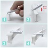 Ceiling Mount Brackets for Flexible Curtain Track Curtain Track Installation