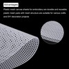 sourcing map 4pcs 30.8cm Plastic Mesh Canvas Sheet 10 Count