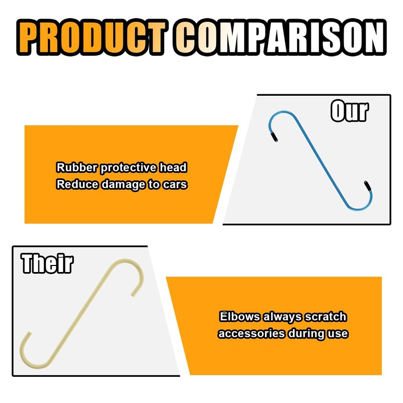 GLSOWEE Car Brake Caliper Hooks, Auto Brake Caliper Hangers with