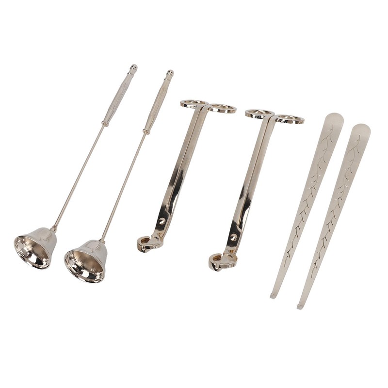 6PCS Candle Accessory Set Wick Trimmer Wick Dipper Candle Snuffer