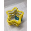 Unbranded Lot of 3 Plastic Soft Grip STAR Cookie Cutters