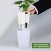 Dexceder 6x7 Self Watering Planter Indoor Outdoor, High Gloss Table