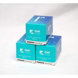 Kentmere 100asa Black & White Film 35mm 36exp 3 Pack