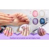 AKOAK 1 Pack Phnom Penh Resin Crystal Agate Palette Nail