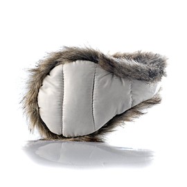 180s Down With Behind The Head Ear Warmer, White, Size One Size Fits Most