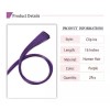 QNI-LMB Extensiones De Cabello Color Purple - Cabello 100% Natural