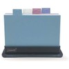 Coloured Chopping Board Set Non-Slip Set of 4 Colour-Coded Chopping
