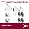 Euro Tische 8 x Shelf Brackets Glass Shelf Support Chrome-Plated