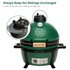 Quantfire Cast Iron Cap for Big Green Egg Dual Function