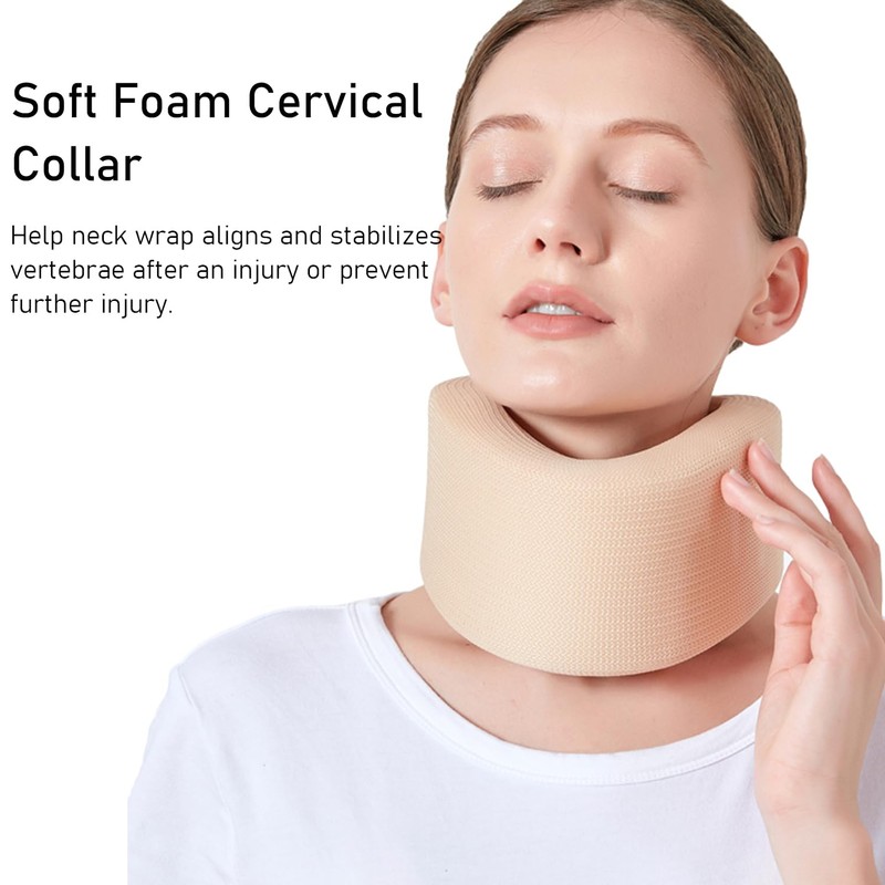 KRYMSON 1 Piece Neck Brace, Neck Support Collar, Cervical Spine