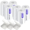 Palogreen 6 Pack Rechargeable D Size Batteries,1.2V 8000mAh NiMH D