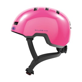 ABUS children's helmet Skurb Kid - robust bike helmet in skate style with room for a ponytail and various designs - for girls and boys - pink, size S