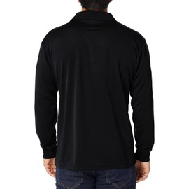Propper Men's Uniform Polo-Long Sleeve, Black, 6X-Large