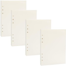 180 Sheets/360 Pages Blank Paper, BetterJonny A6 Refill 100gsm Loose Leaf Paper for Planner Inserts, Refillable Journals and Notebooks